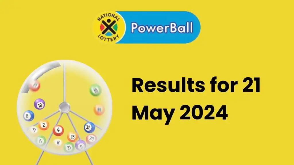Ithuba Powerball Results for 21 May 2024 Powerball results
