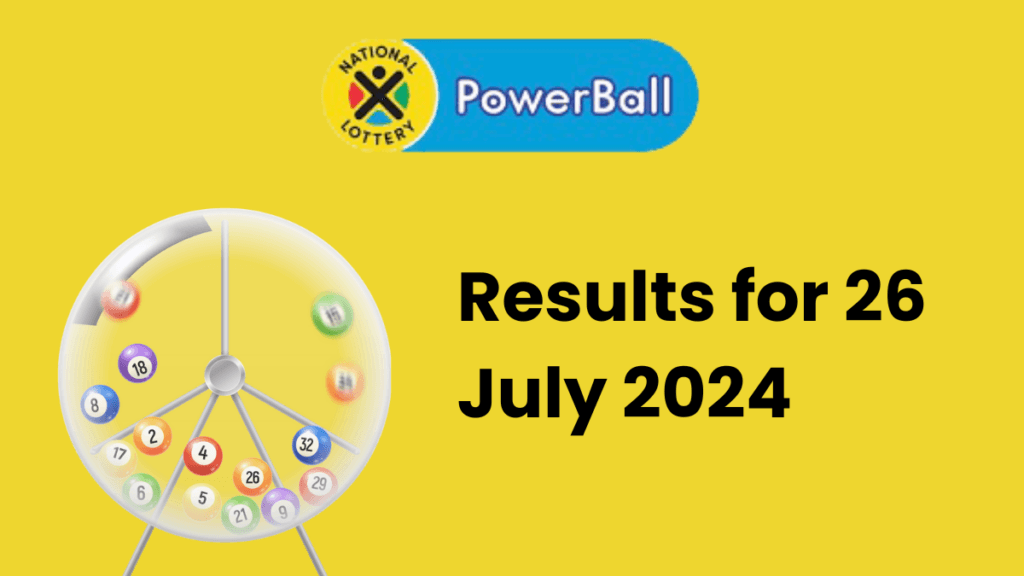 Ithuba Powerball Results for 26 July 2024 ithuba powerball results