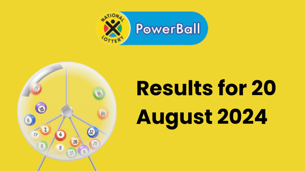 Ithuba Powerball Results for 20 August 2024 ithuba powerball results