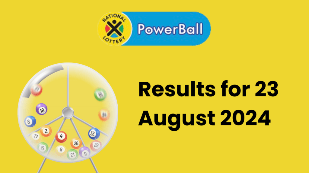 Ithuba Powerball Results for 23 August 2024 ithuba powerball results