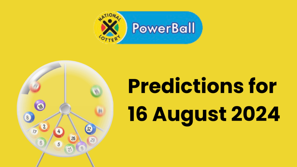 Ithuba Powerball Predictions for 16 August 2024 ithuba powerball predictions