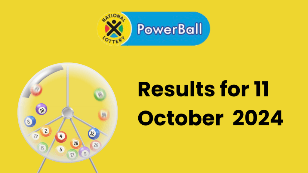 Ithuba Powerball Results for 11 October 2024 ithuba powerball results