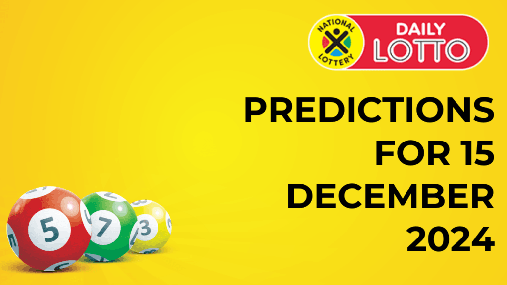 Daily lotto predictions