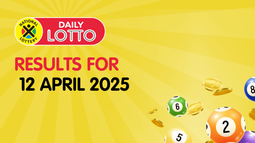 Ithuba Daily Lotto Results for 12/04/2025 Daily lotto results