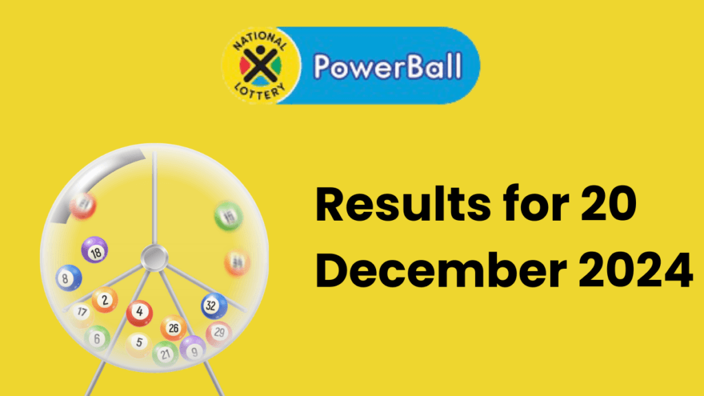 Ithuba Powerball Results for 20 December 2024 Ithuba powerball results
