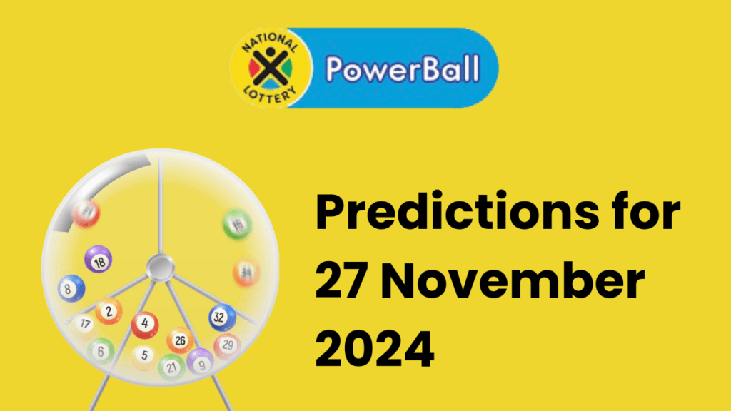 Ithuba Powerball Predictions for 27 December 2024 Ithuba powerball predictions