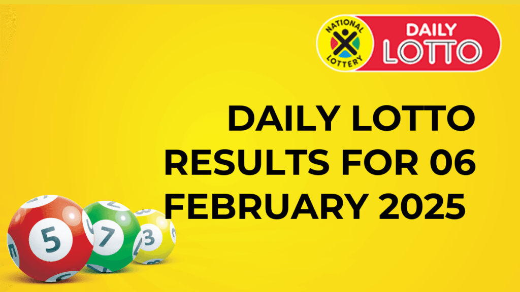 Ithuba Daily Lotto Results for 06/02/2025 daily lotto results