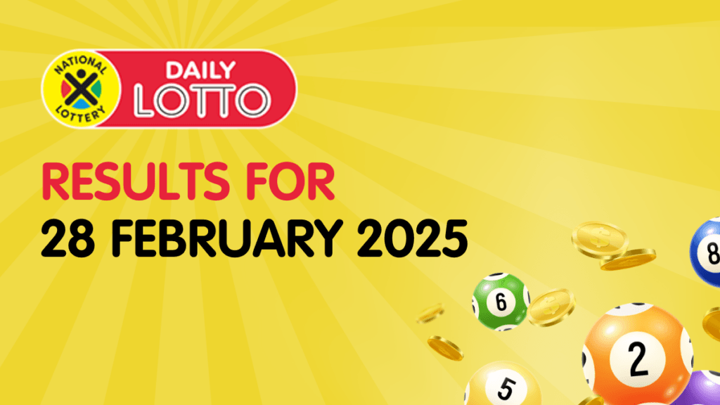 Ithuba Daily Lotto Results for 28/02/2025 daily lotto results