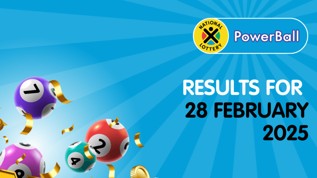 Ithuba Powerball Results for 28/02/2025 Powerball results