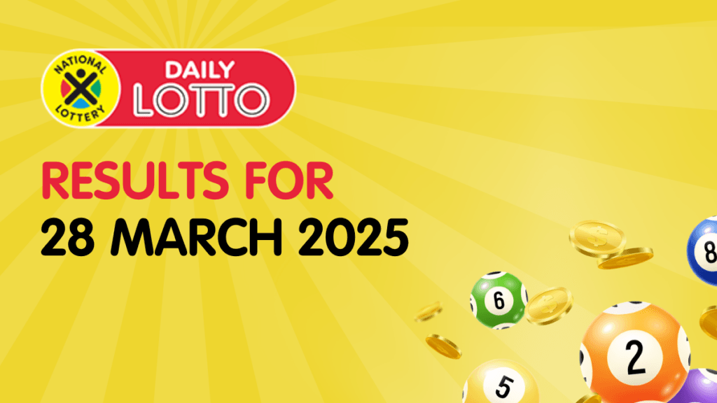 Ithuba Daily Lotto Results for 28/03/2025 daily lotto results