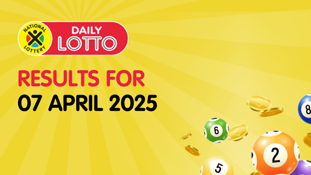 Ithuba Daily Lotto Results for 07/04/2025 daily lotto results