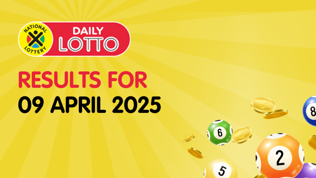 Ithuba Daily Lotto Results for 09/04/2025 daily lotto results